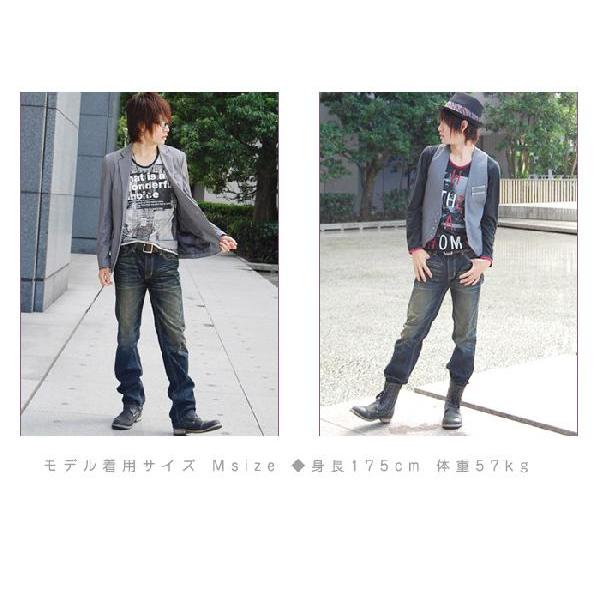 ジグザグステッチUネック ロゴプリント ロングTシャツ |  | 04