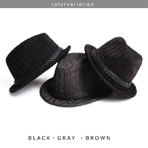 ハット ケーブル編みマニッシュハット/帽子/HAT |  | 01