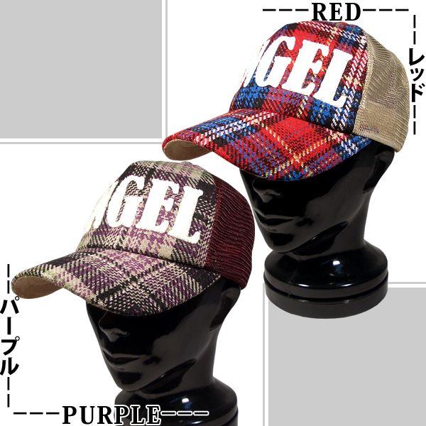 キャップ/CAP/パイルワッペンチェックメッシュCAPキャップ |  | 02