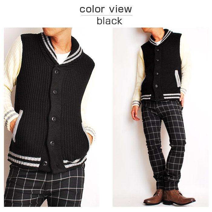 ショールカラーニットスタジャンカーディガン セーター メンズ |  | 01