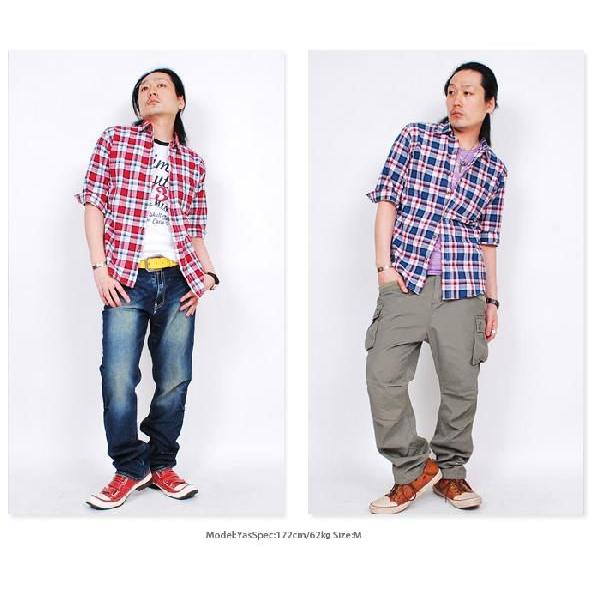 5分袖レギュラーチェックシャツ |  | 04