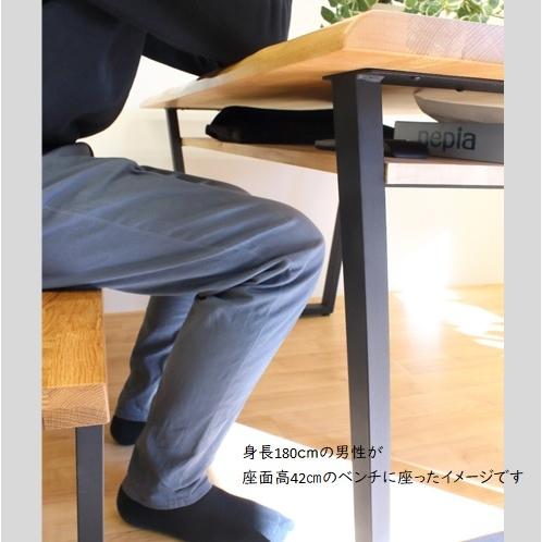 テーブル下棚受け付 台形脚 W580 黒 2本セット 台形テーブル脚 テーブル下棚受け付 台形脚 W580 黒 2本セット 台形テーブル脚