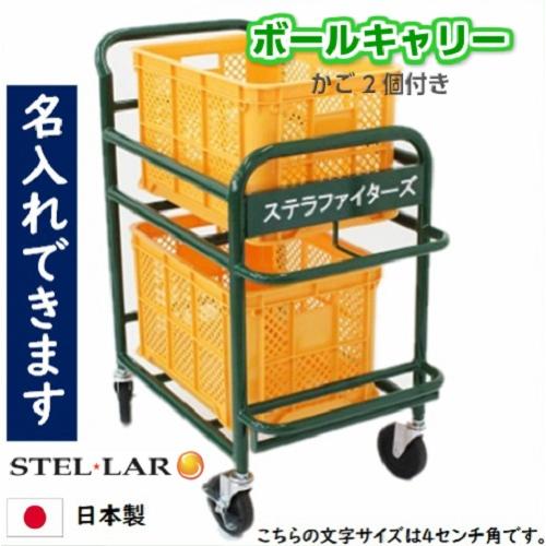 ボールキャリー 名入れ ネーム入れ コンテナキャリー カート ボール