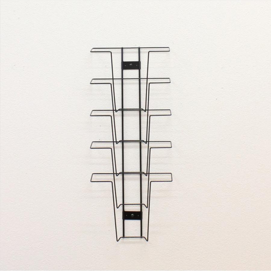 雑誌ラック 5段 壁掛けマガジンラック 壁面収納 本 カタログ