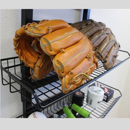 野球道具突っ張りラック 野球道具 収納 壁面 スチール ラック グラブ グローブ 少年野球 バット 12本 ボール ヘルメット 高さ調整 玄関収納 スリム 547 524 ステラnext 通販 Yahoo ショッピング