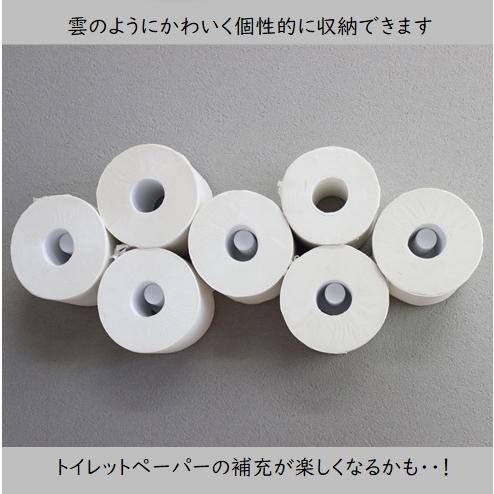 トイレットペーパーストッカー 白 黒 ストック 壁掛け トイレ 省