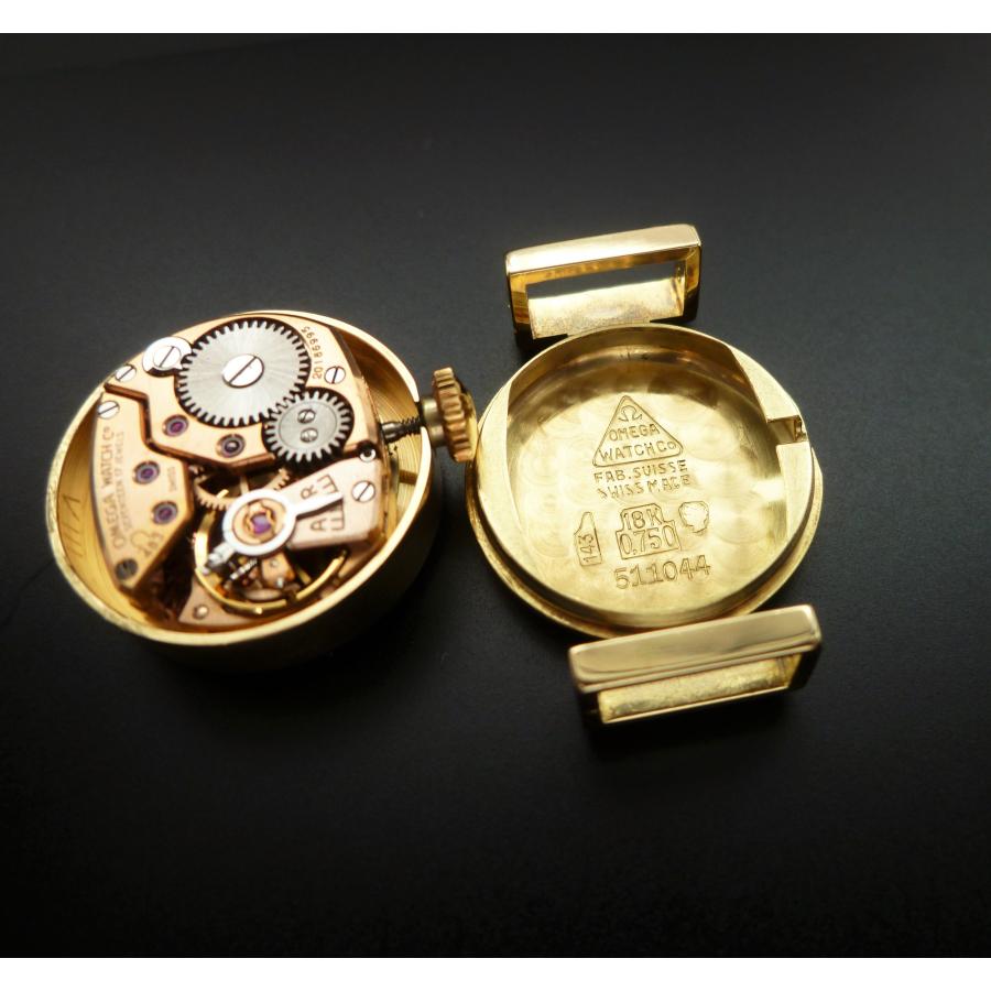 OMEGA オメガ レディース アンティーク 1963年製 18K金無垢 手 OMEGA オメガ レディース アンティーク 1963年製 18K金無垢 手