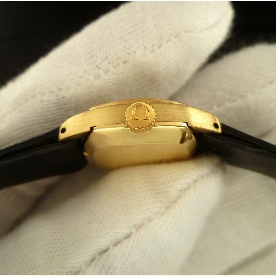 DE VILLE オメガ OMEGA レディース アンティーク 1970年製 18K金無垢