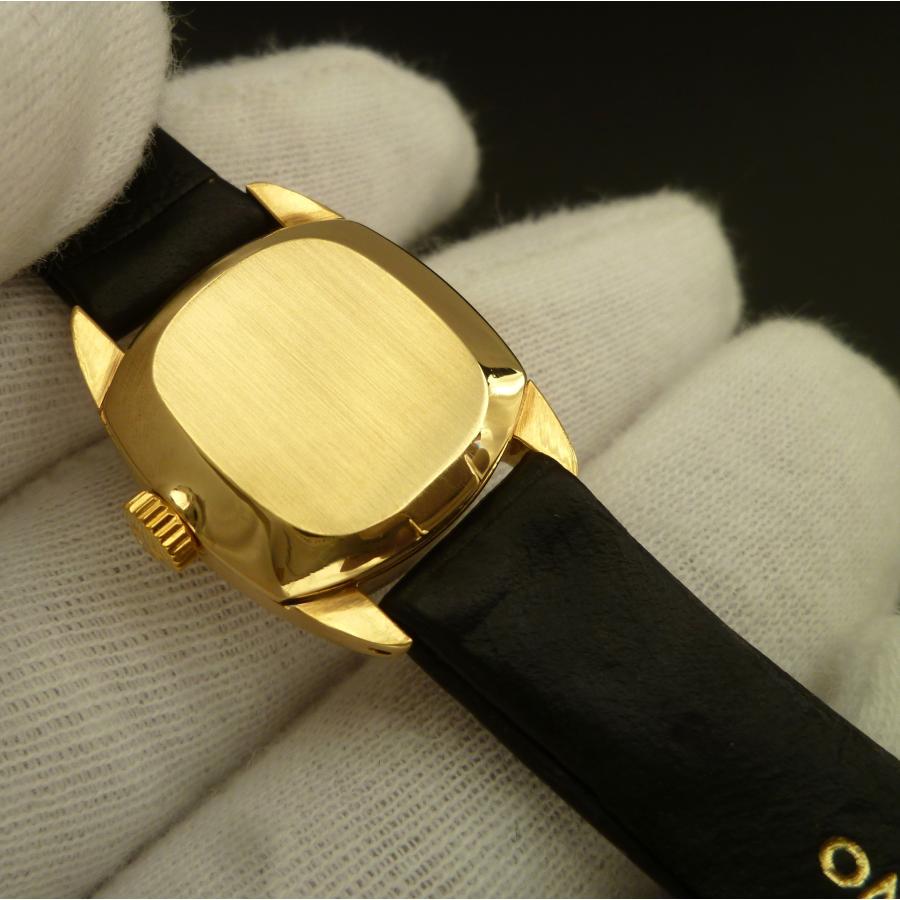 DE VILLE オメガ OMEGA レディース アンティーク 1970年製 18K金無垢