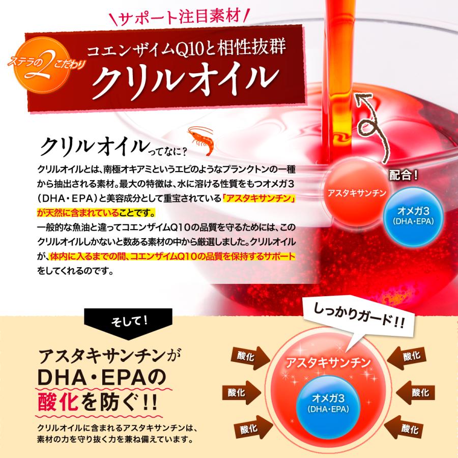 ステラの贅沢COQ10 コエンザイム 還元型 Q10 ローヤルゼリー サプリ 30