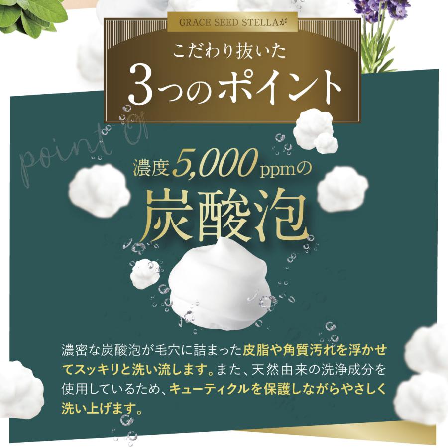 ステラ漢方　グレースシードステラ スパークリングシャンプー GRACE SEED STELLA スパークリングシャンプー