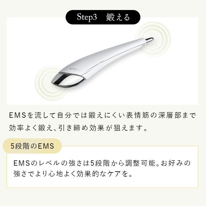 3STEPで即効リフトケア！>STELLA BEAUTE Beauty Face Stick 2.0 EMS 