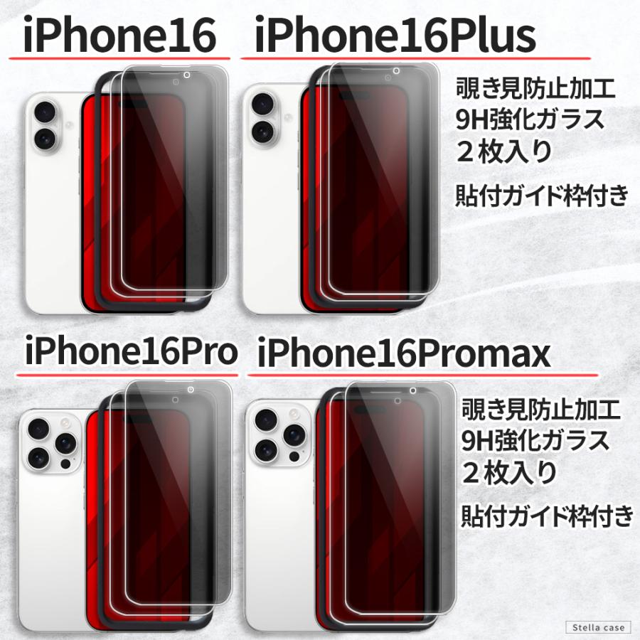 2枚入 ガイド枠付 iPhone SE3 SE2 SE ガラスフィルム 覗き見防止 11 12