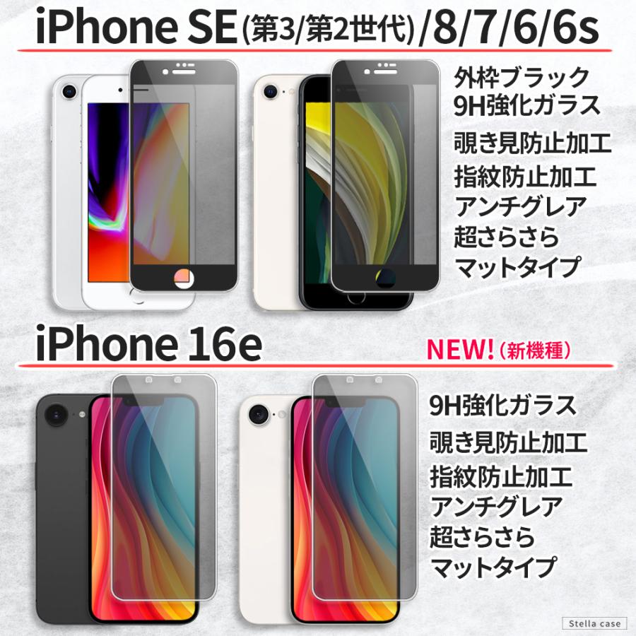 iPhone 保護フィルム 覗き見防止 超さらさら マット SE SE2 SE3