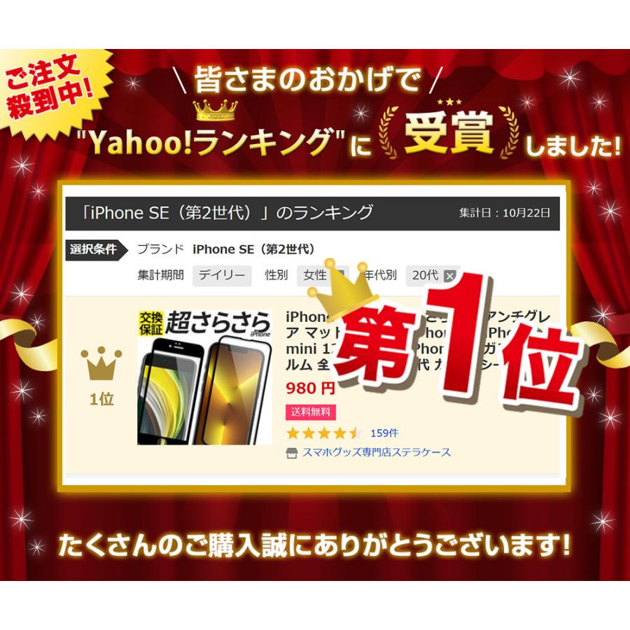 iPhone 保護フィルム さらさら アンチグレア 全面 SE3 SE2 SE 第3世代