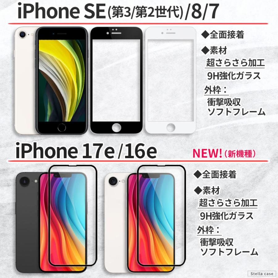 iPhone 保護フィルム さらさら アンチグレア 全面 SE3 SE2 SE 第3世代