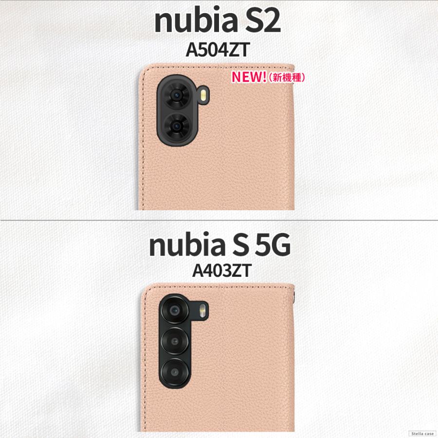 ZTE nubia S2 S 5G ケース 手帳 ヌビアS ケース 手帳型ケース