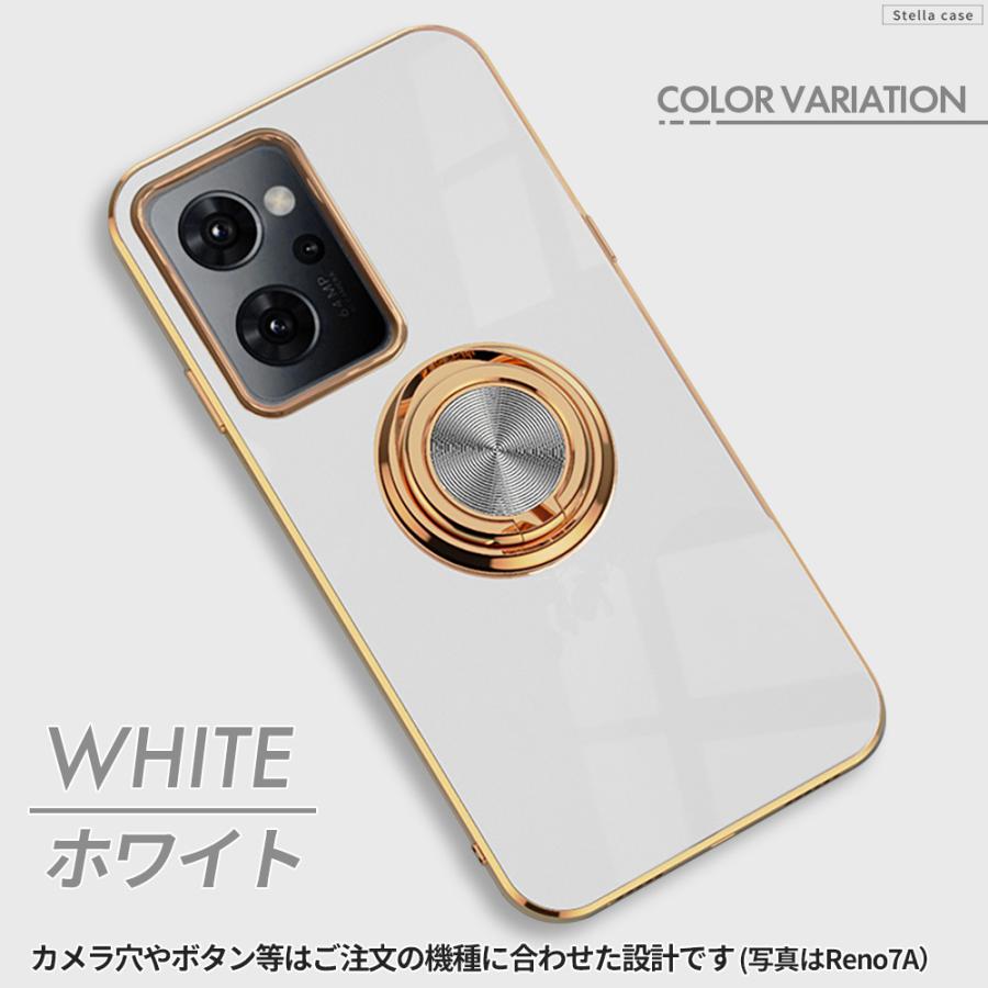 OPPO Reno9 A Reno7 A ケース リング付き OPPO Reno5 A ケース ケース サイドメッキ 耐衝撃 カバー TPU オッポ リノ7A レノ7A リノ9A レノ9A ケース｜stellacase｜10