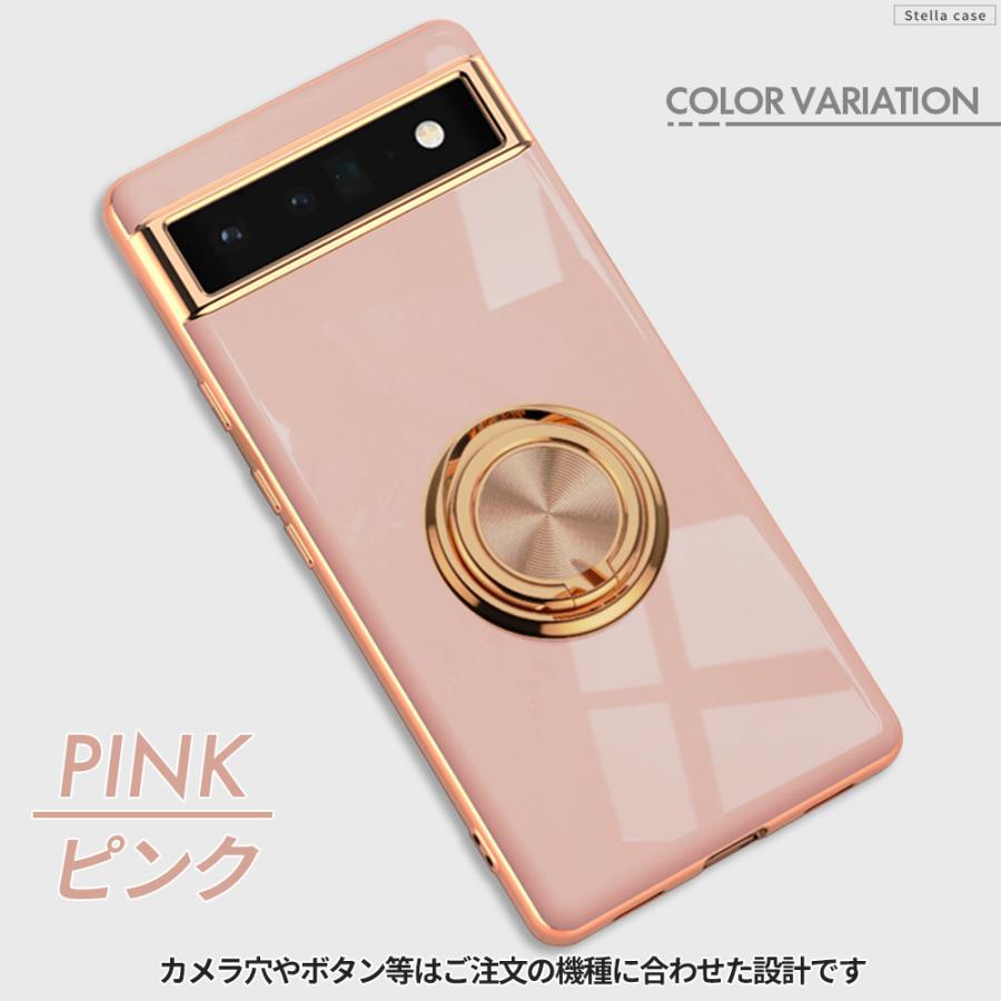 Google Pixel 9 9a 10 ケース リング付 6a 7 7a 8 8a 9Pro 10Pro XL