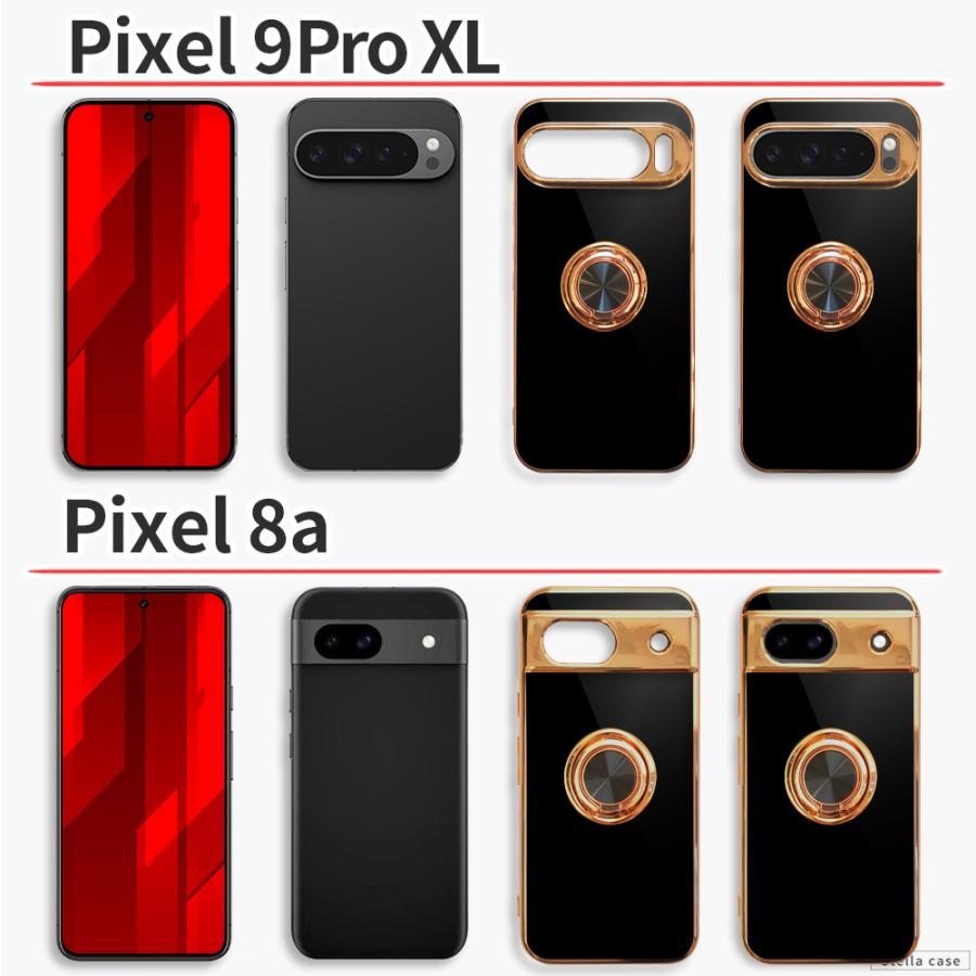 Google Pixel Pixel9a Pixel10 Pixel10a ケース リング付 6a 7 7a 8 8a