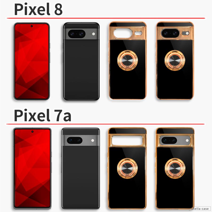 Google Pixel Pixel9a Pixel10 Pixel10a ケース リング付 6a 7 7a 8 8a