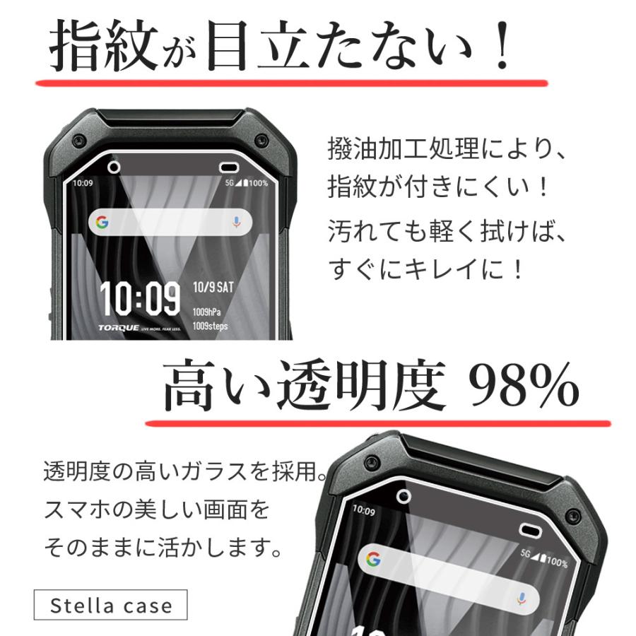 TORQUE 5G KYG01 京セラ トルク ガラスフィルム 30日間交換保証 torque-gl01 | au | 03