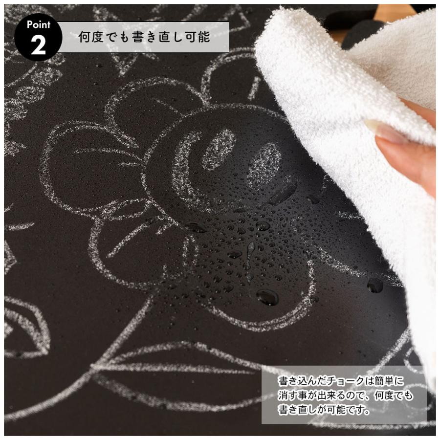 ブラックボード 黒板 木製 繊維板 壁掛け 枠なし USA アートボード アートパネル ディスプレイ 幅62×高さ41cm S おしゃれ シンプル 新生活 |  | 05