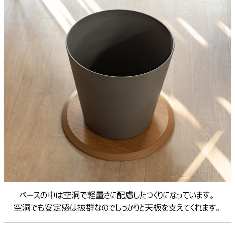 ラウンドテーブル おしゃれ サイドテーブル ナイトテーブル 木製 ポリプロピレン 北欧風 シンプル センターテーブル 軽量 天然木 オーク |  | 06