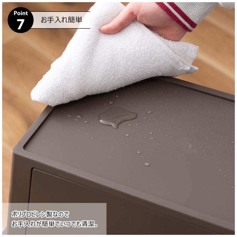 ゴミ箱 ダストボックス 45L ミニキャスター付き 薄型 スタッキング ペール 大容量 横型 ワイド 蓋付き |  | 12