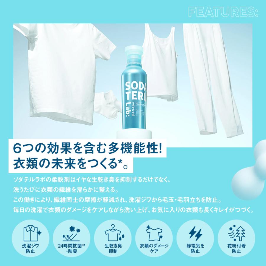 柔軟剤 ボトル 詰め替え セット SODATERU Lab： ソダテルラボ サボン