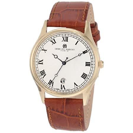 Charles-Hubert- Paris Mens Gold-Plated Stainless Steel Case Quartz Watch #3(12150円)
