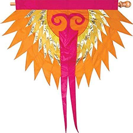 Premier Kites 53206 Progressive Hanging Banner, Phoenix, Orange