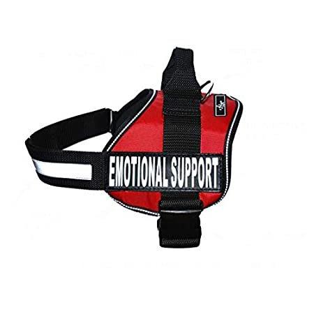 Doggie Stylz Emotional Support Dog Vest with Free Hook and Loop Removable