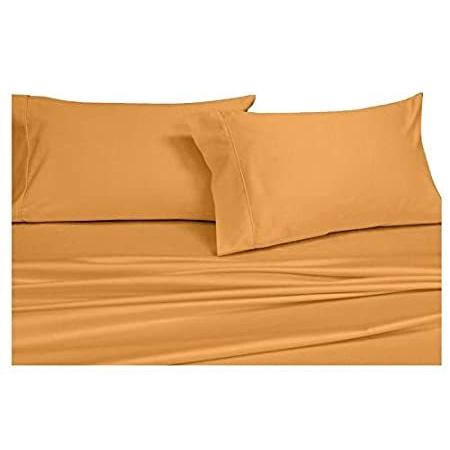 Royal Hotel's Solid Gold 600-Thread-Count Super-Deep 4pc King Bed Sheet Set