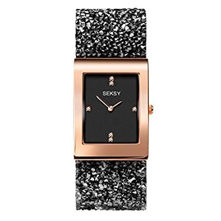 Sekonda Seksy Rocks Ladies Analogue Watch with Swarovski Setレザーストラップ2581