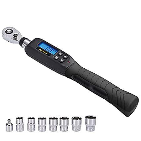 Durofix RM601-3 3/8” (3.7 to 37 ft-lbs.) Digital Torque Wrench Kit with Soc