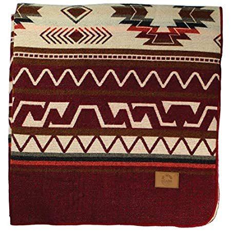 Inca Fuzzy Ecuadorian Blanket - Aztec/Southwest Artisanal Style - Use As Fa