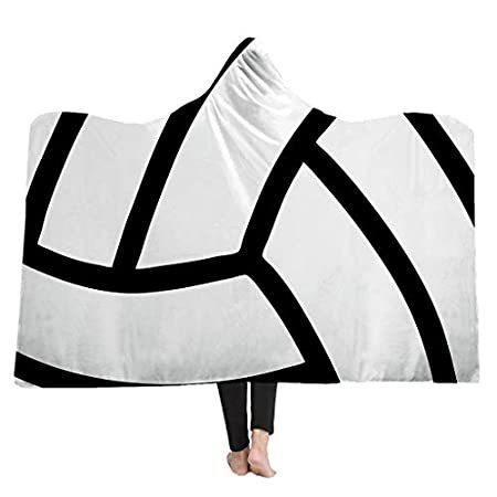 HEARTISIAN ボール 3Dプリント ウェアラブルプラッシュ シェルパ フード付きブランケット 厚手 フリース 暖かい ラップ ローブ マント