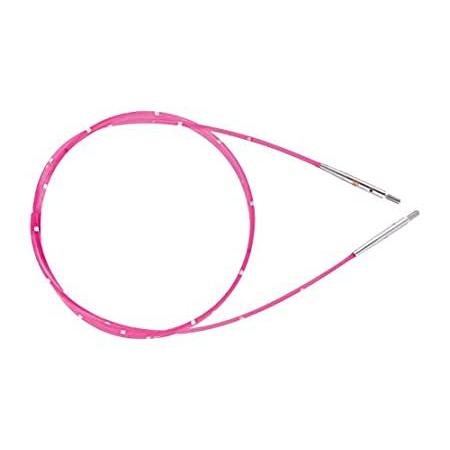 激安価格の Knitter's Prideスマートコード (Pink) 40" SmartStix交換可能なニットニードルチップ用 その他DIY、業務、産業用品