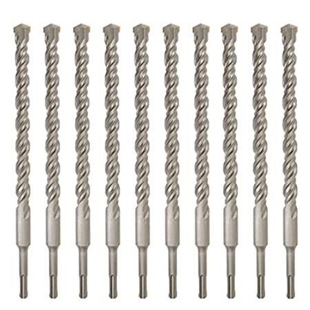 MAX-CRAFT SDS-Plus Rotary Hammer Rock Drill Bit 1 in.x 10 in. Carbide Tip D