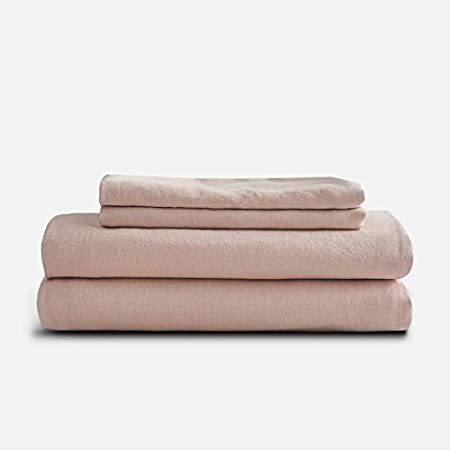 Sijo Premium Stone Washed 100% French Linen Bed Sheet Set, Small Batch Sour