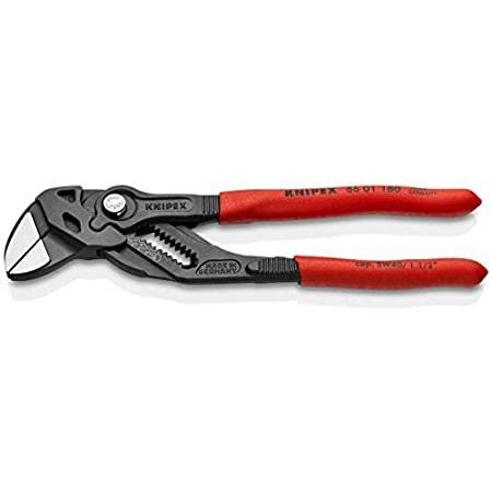 KNIPEX Tools - Pliers Wrench， Black Finish (8601180)， 7 1/4-Inch， Black Fin