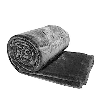 FOHOG Collection 無地 シルキーソフト 厚手 高耐久 高品質 韓国スタイル フラシ天 ミンク リバーシブル ブランケット ベッドスプレ