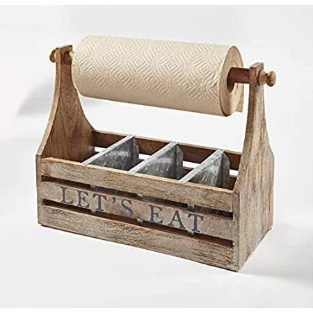 Mud Pie Lets EAT Paper Towel Holder