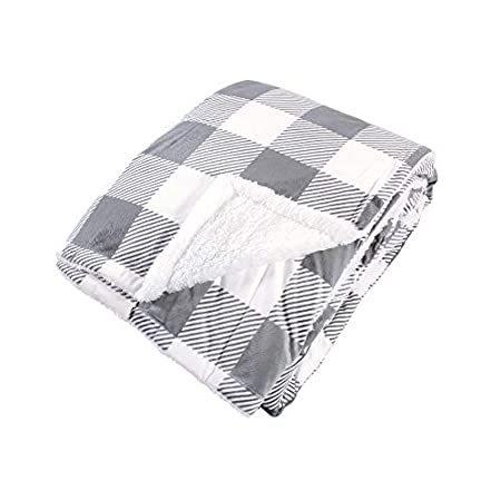 HUDSON HOME COLLECTION ミンクシェルパブランケット フラシ天フランネルブランケット 108x90 in. (King) 5921