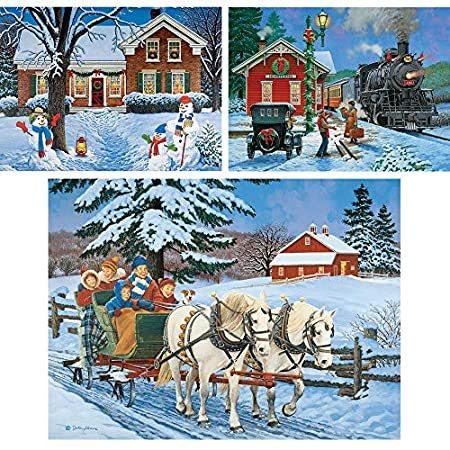 Bits and Pieces - Value Set of Three (3) 1000 Piece Jigsaw Puzzles for Adul