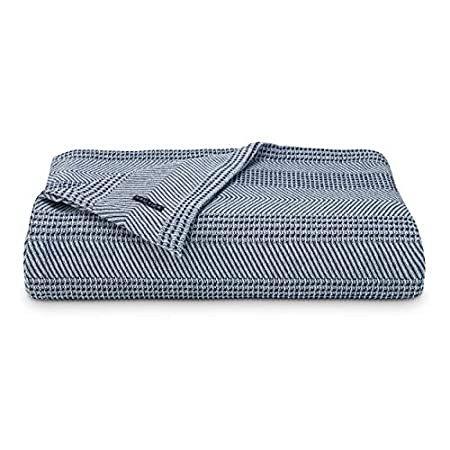 Nautica ブランケット Full/Queen ブルー USHSEE1153208