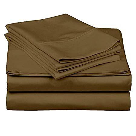1500 Thread Count 100% Heavy Egyptian Cotton 4-Piece Bed Sheet Set Fits Mat