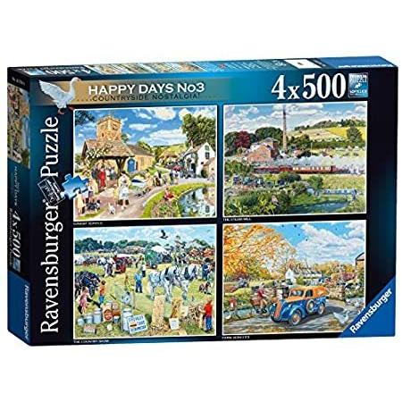 日本最大のブランド Ravensburger Happy Puzz Jigsaw Piece 500 4X Nostalgia Countryside No.3 Days ジグソーパズル