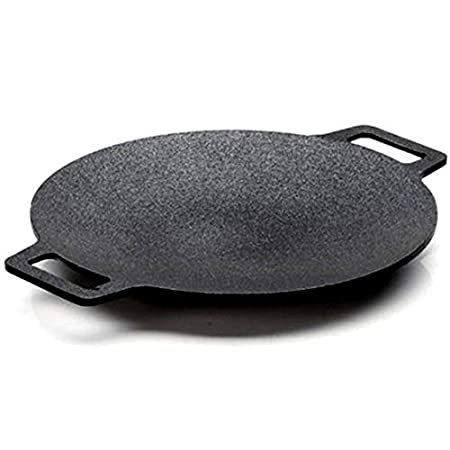 SCSP - 韓国 BBQ グリル ノンスティック グリル 天然素材 6層コーティング 円形サイズ 13インチ 家庭・屋外両用